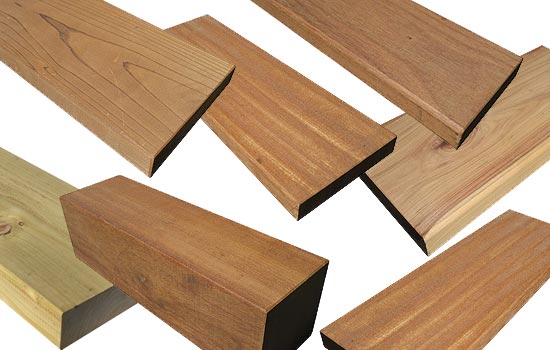木製デッキに適した材料を一覧でわかりやすく紹介しています